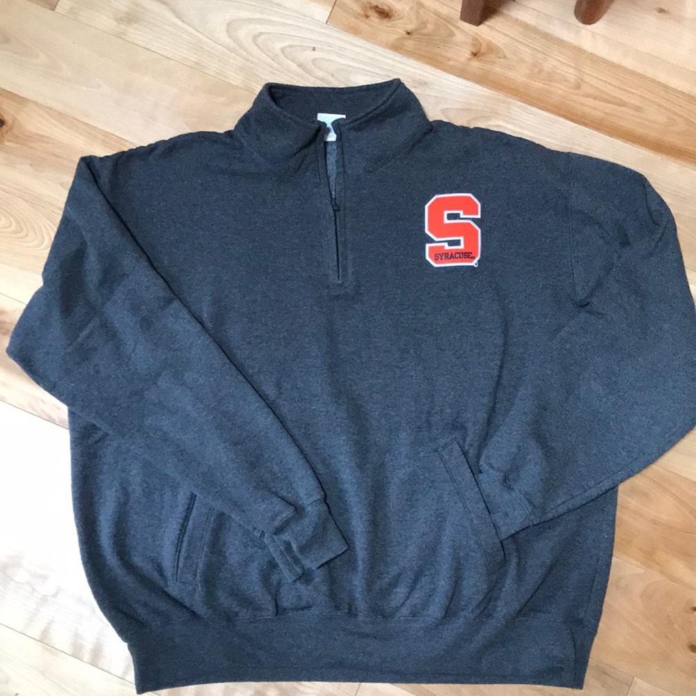 SYRACUSE University 3/4 zip sweatshirt